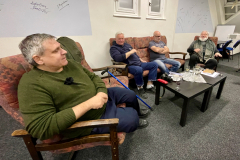 Tři básníci v knihovně v Příbrami – Roman Szpuk, Vít Dan Kolinger, Vladimír Stibor