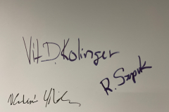 Tři básníci v knihovně v Příbrami – Roman Szpuk, Vít Dan Kolinger, Vladimír Stibor